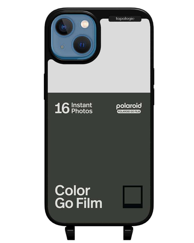 Polaroid x Topologie Bump Phone Case / Matte Black / Color Go Film Black