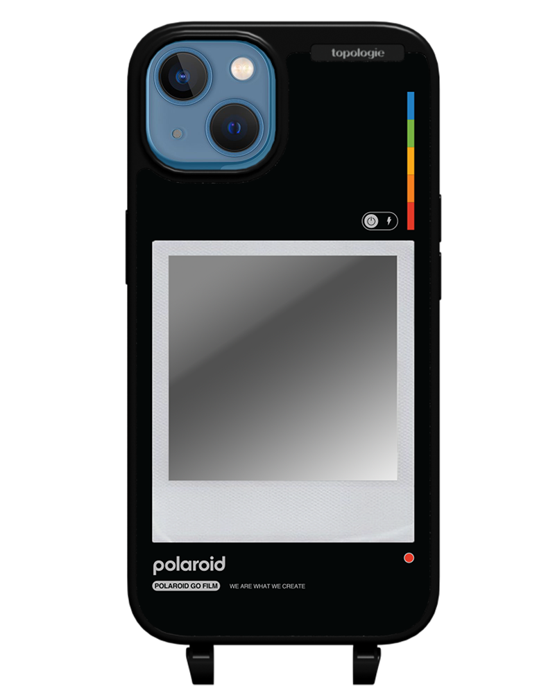 Polaroid x Topologie Bump Phone Case / Matte Black / Silver Mirror / Frame Black