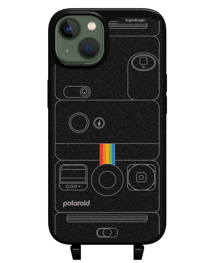 Polaroid x Topologie Bump Phone Case / Matte Black / Camera Black