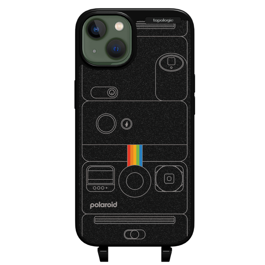 Polaroid x Topologie Bump Phone Case / Matte Black / Camera Black