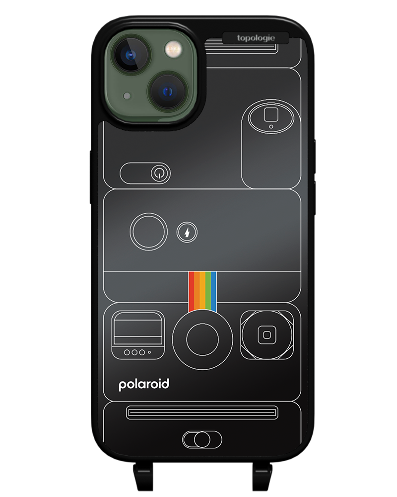 Polaroid x Topologie Bump Phone Case / Matte Black / Black Mirror / Camera Black