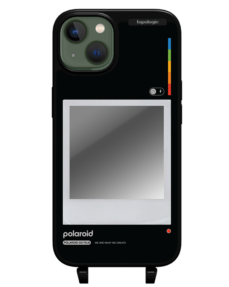 Polaroid x Topologie Bump Phone Case / Matte Black / Silver Mirror / Frame Black
