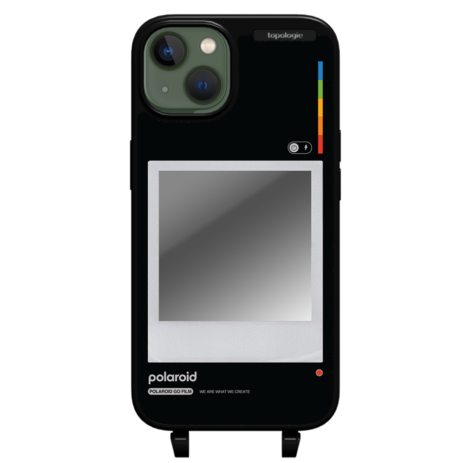 Polaroid x Topologie Bump Phone Case / Matte Black / Silver Mirror / Frame Black