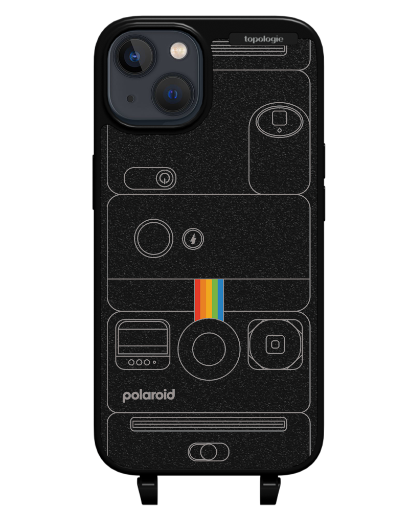 Polaroid x Topologie Bump Phone Case / Matte Black / Camera Black