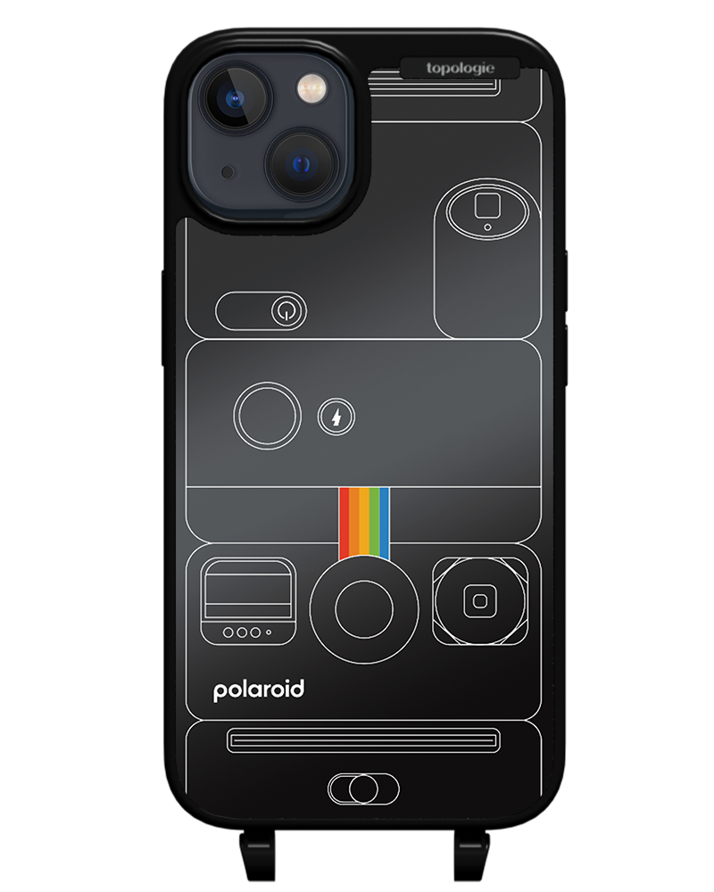 Polaroid x Topologie Bump Phone Case / Matte Black / Black Mirror / Camera Black