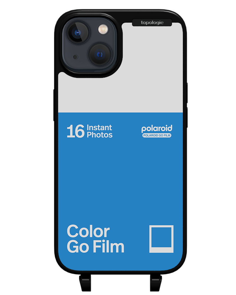 Polaroid x Topologie Bump Phone Case / Matte Black / Color Go Film Azure