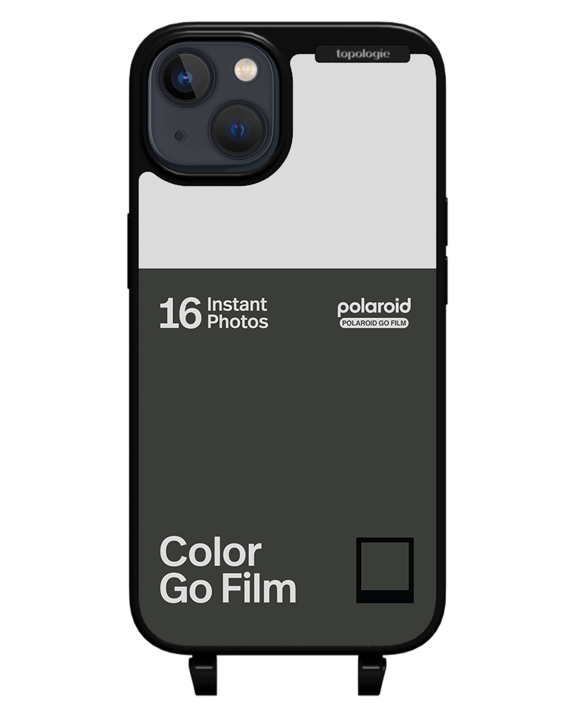 Polaroid x Topologie Bump Phone Case / Matte Black / Color Go Film Black