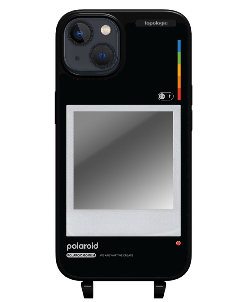 Polaroid x Topologie Bump Phone Case / Matte Black / Silver Mirror / Frame Black