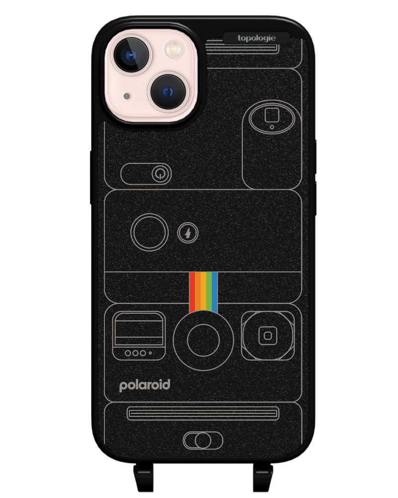 Polaroid x Topologie Bump Phone Case / Matte Black / Camera Black