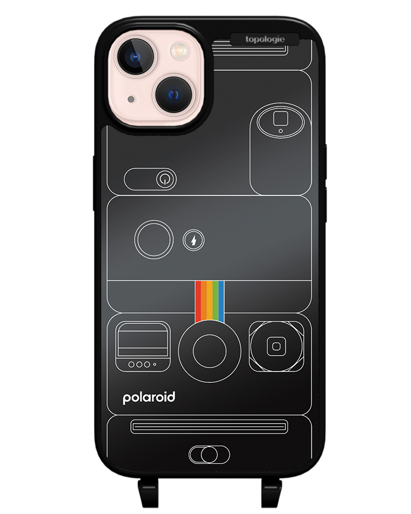 Polaroid x Topologie Bump Phone Case / Matte Black / Black Mirror / Camera Black