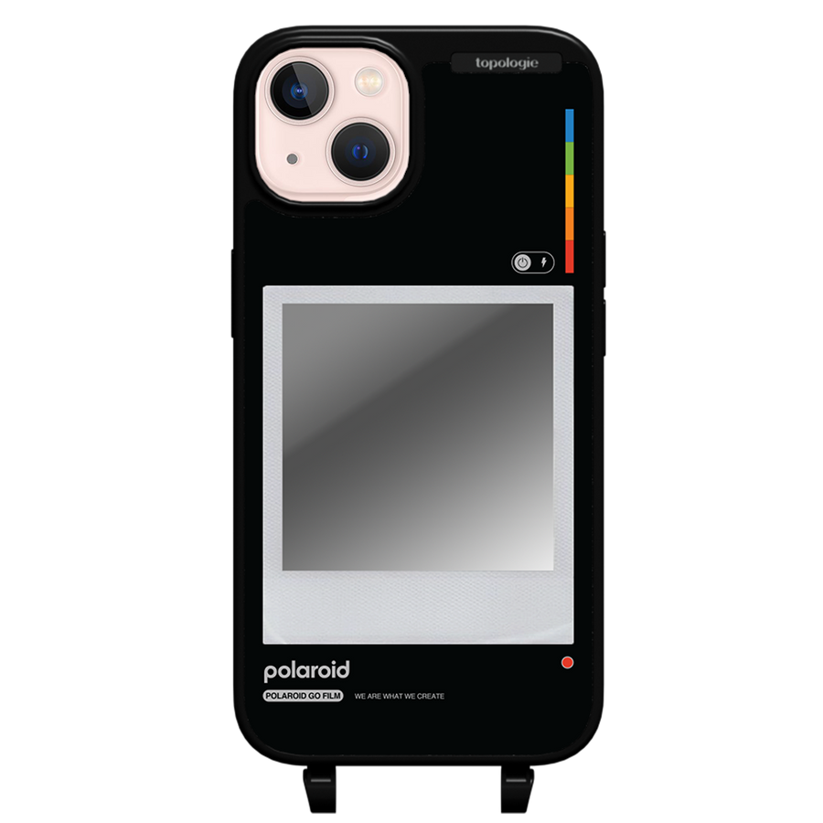 Polaroid x Topologie Bump Phone Case / Matte Black / Silver Mirror / Frame Black