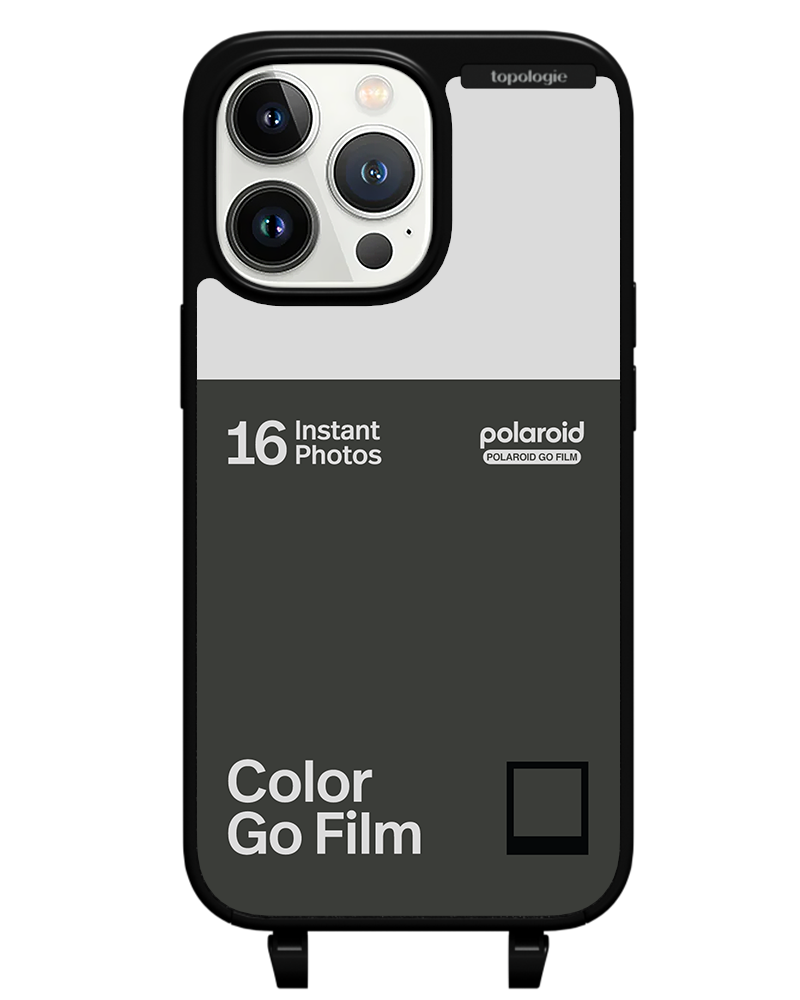 Polaroid x Topologie Bump Phone Case / Matte Black / Color Go Film Black