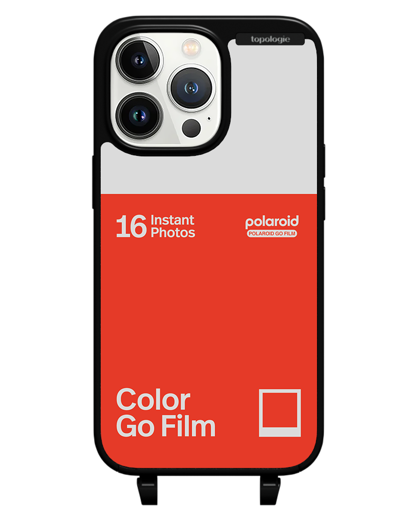 Polaroid x Topologie Bump Phone Case / Matte Black / Color Go Film Chili