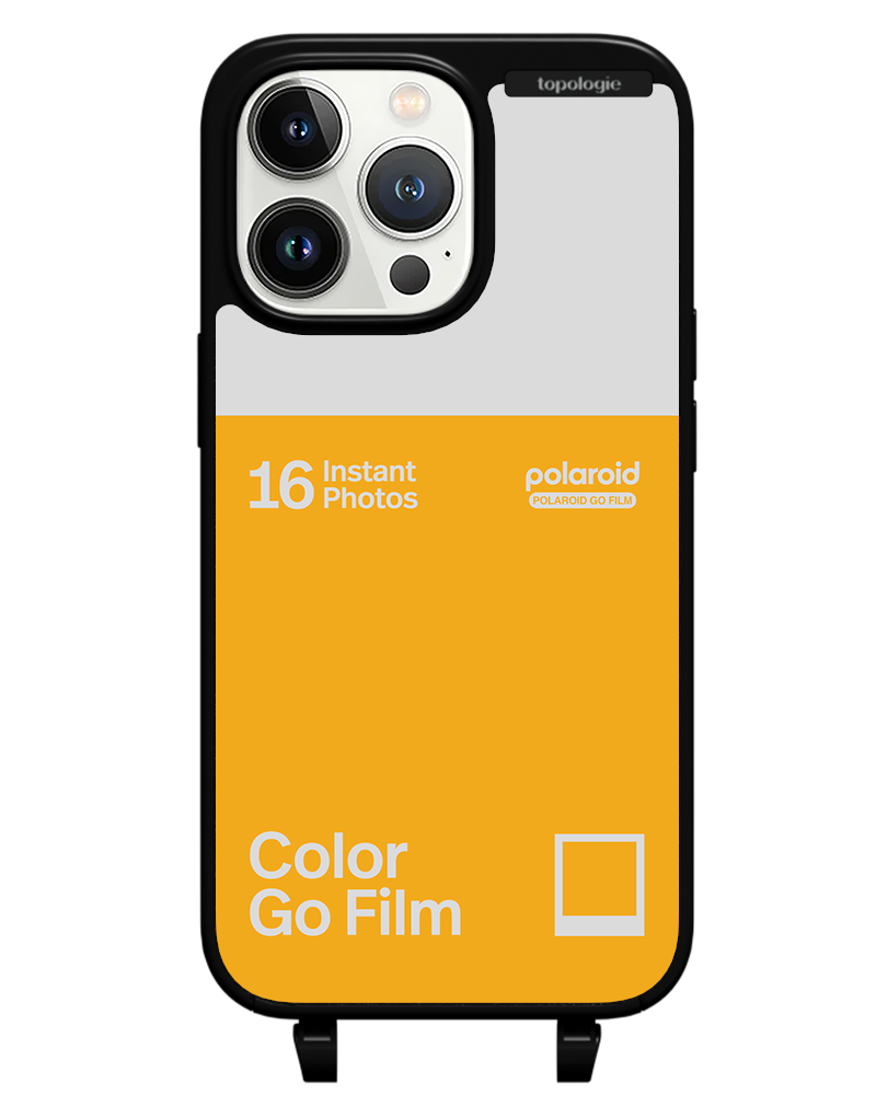 Polaroid x Topologie Bump Phone Case / Matte Black / Color Go Film Sunset