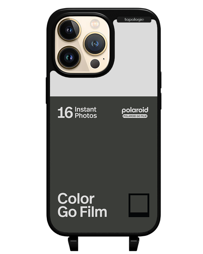Polaroid x Topologie Bump Phone Case / Matte Black / Color Go Film Black