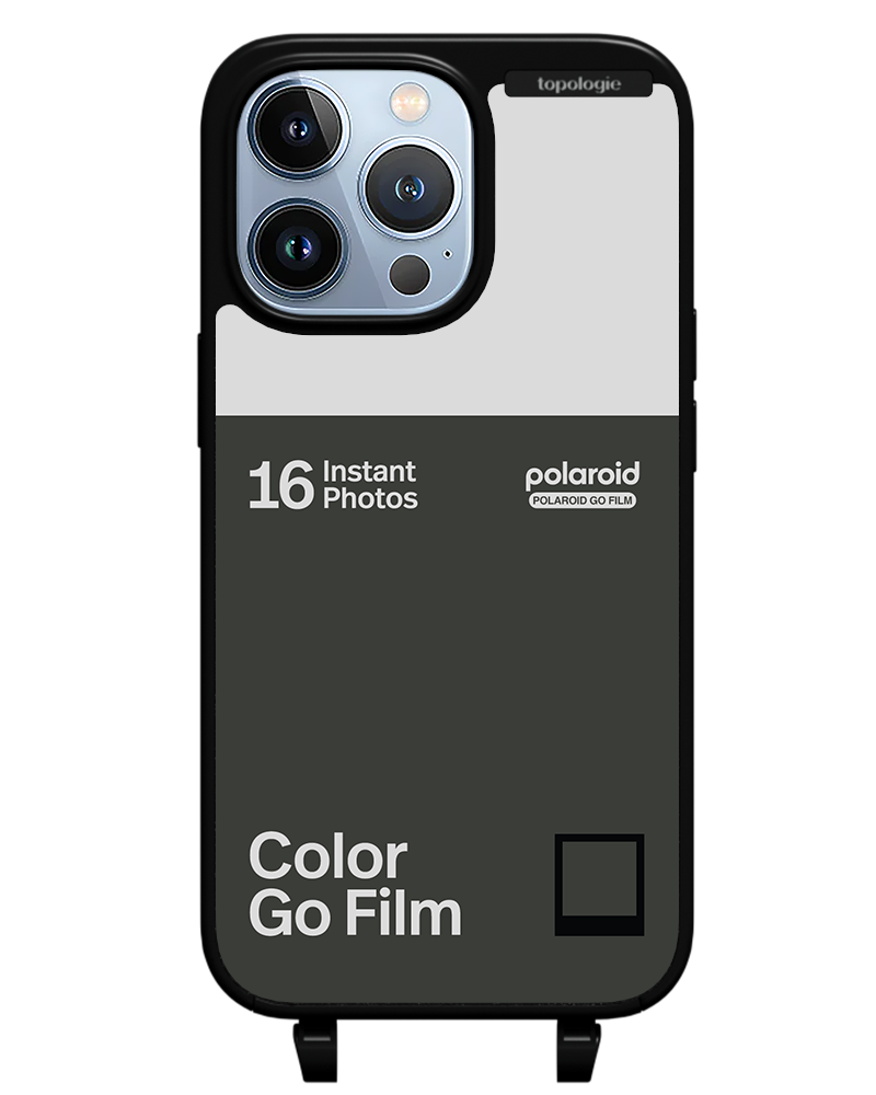 Polaroid x Topologie Bump Phone Case / Matte Black / Color Go Film Black