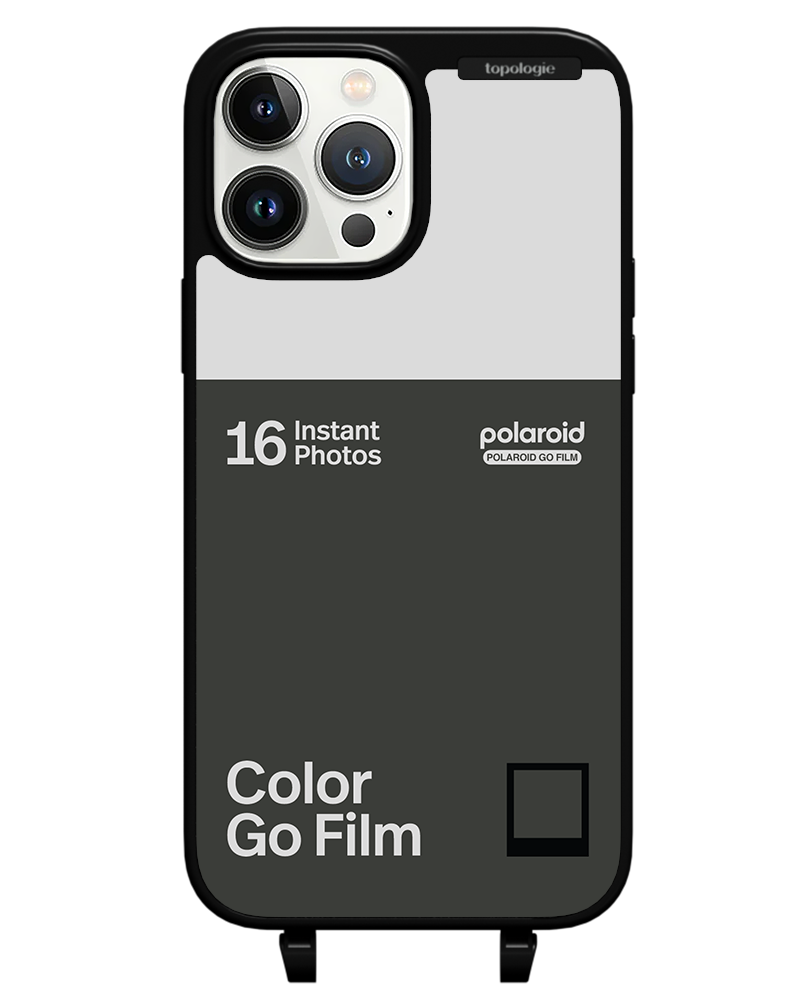 Polaroid x Topologie Bump Phone Case / Matte Black / Color Go Film Black