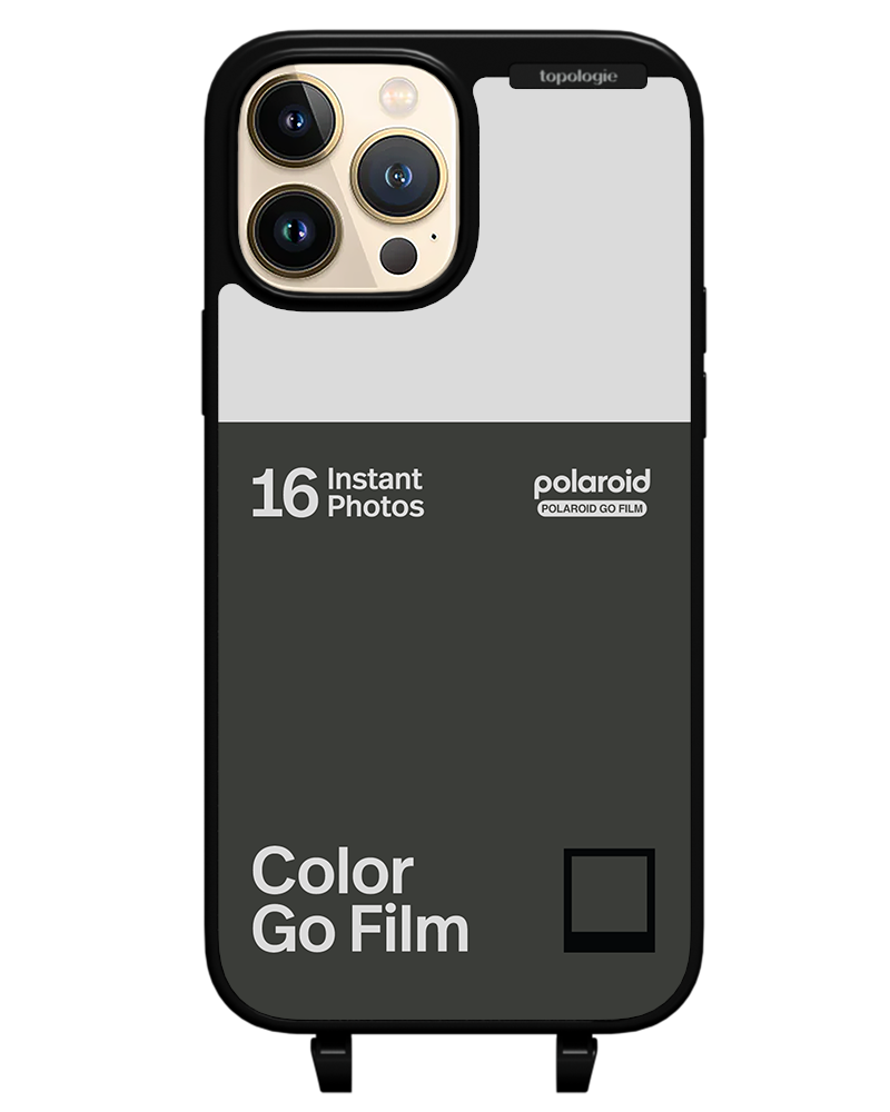 Polaroid x Topologie Bump Phone Case / Matte Black / Color Go Film Black