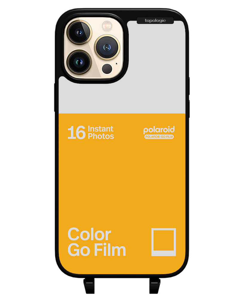 Polaroid x Topologie Bump Phone Case / Matte Black / Color Go Film Sunset