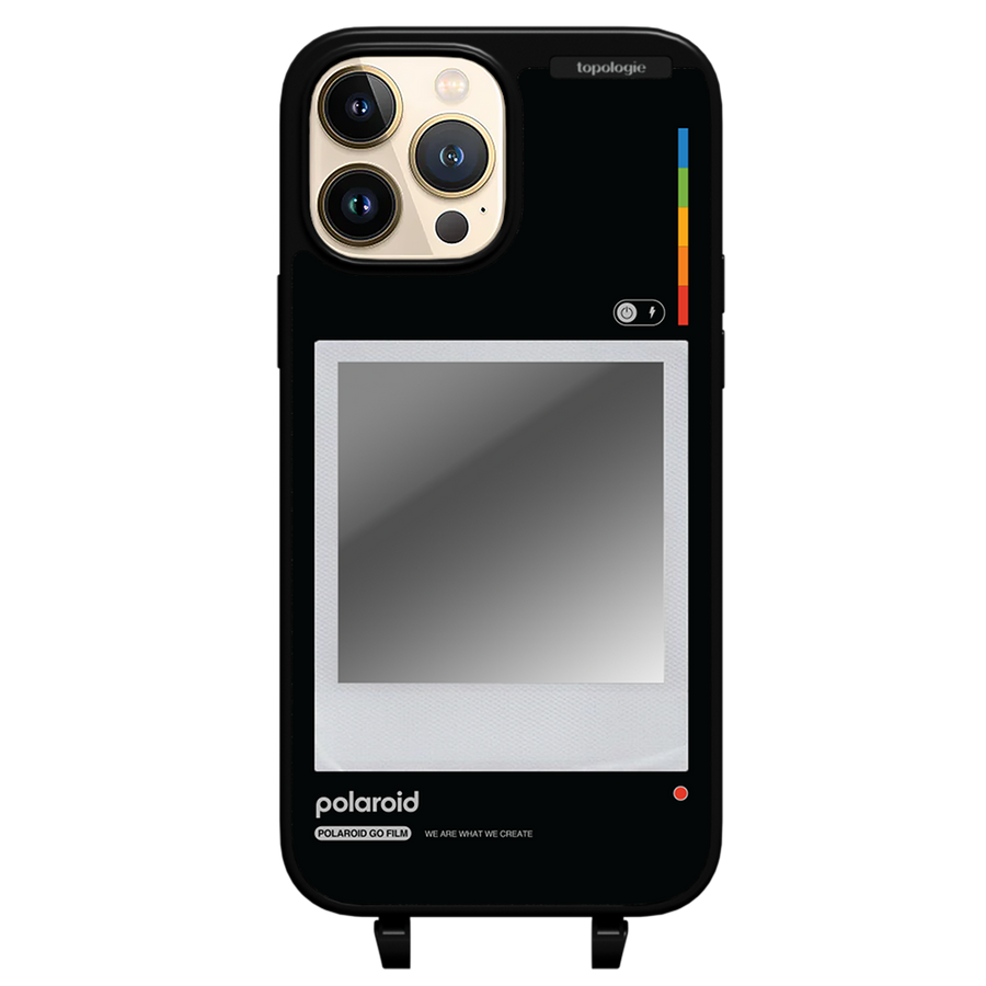 Polaroid x Topologie Bump Phone Case / Matte Black / Silver Mirror / Frame Black