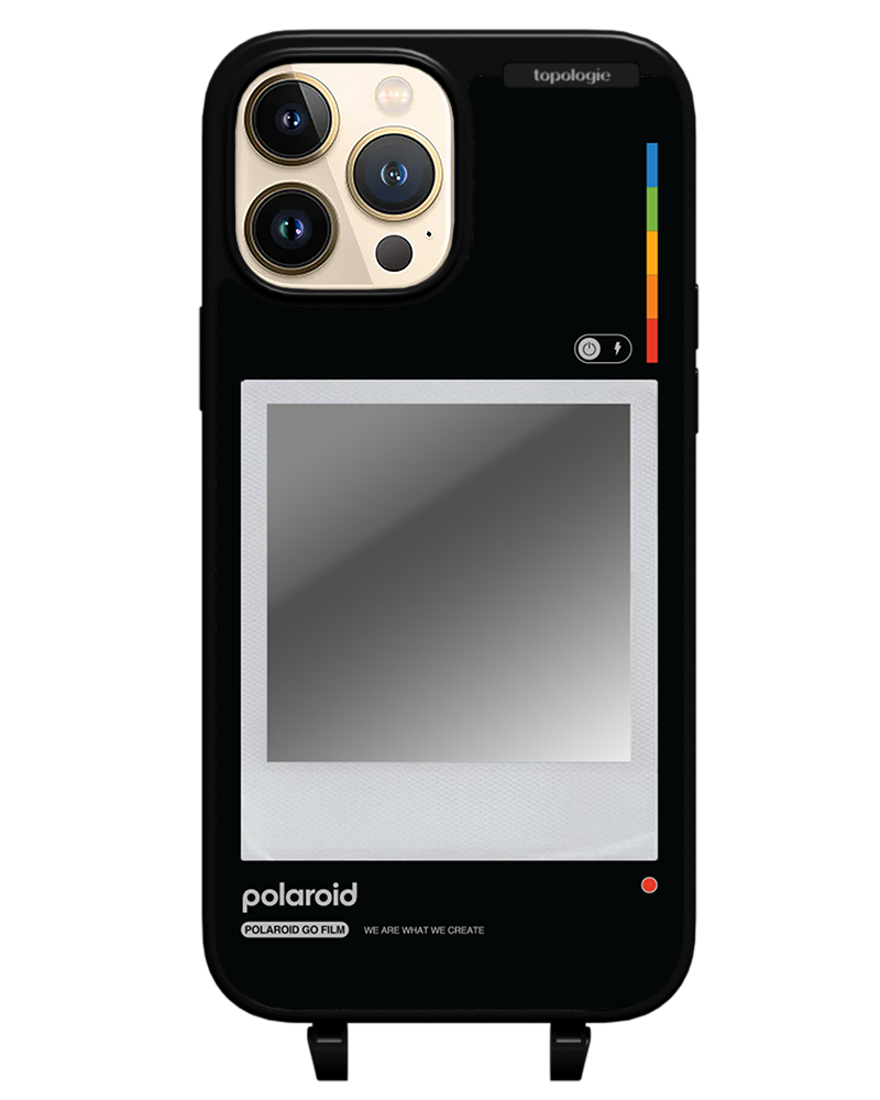 Polaroid x Topologie Bump Phone Case / Matte Black / Silver Mirror / Frame Black