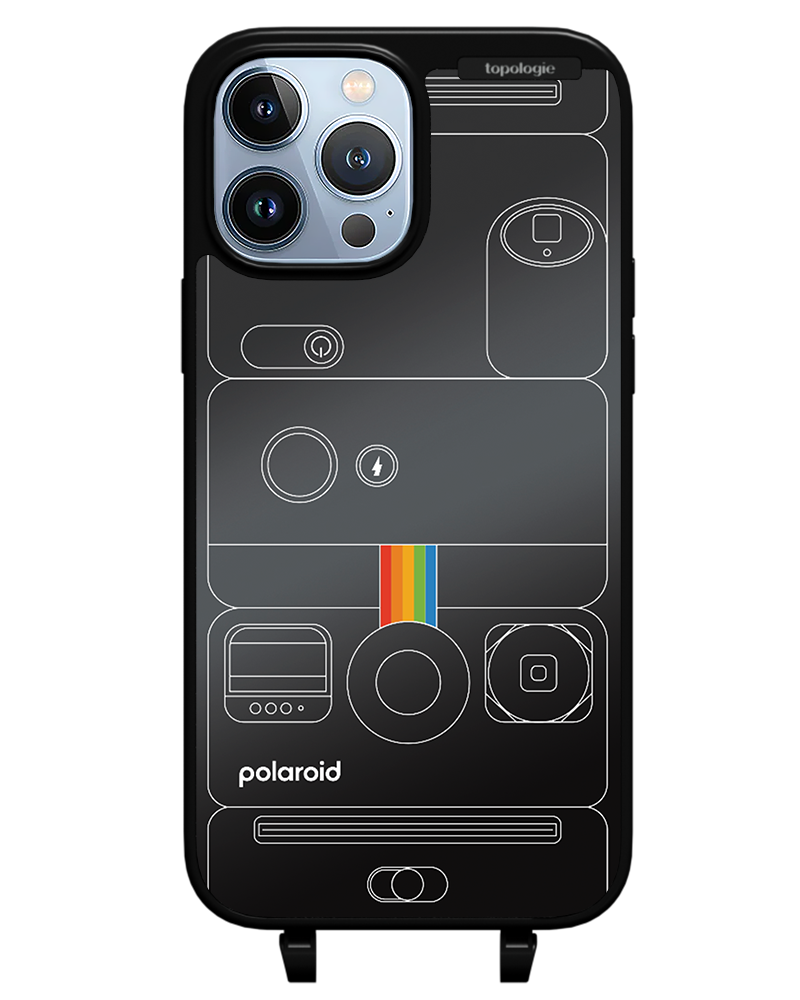 Polaroid x Topologie Bump Phone Case / Matte Black / Black Mirror / Camera Black