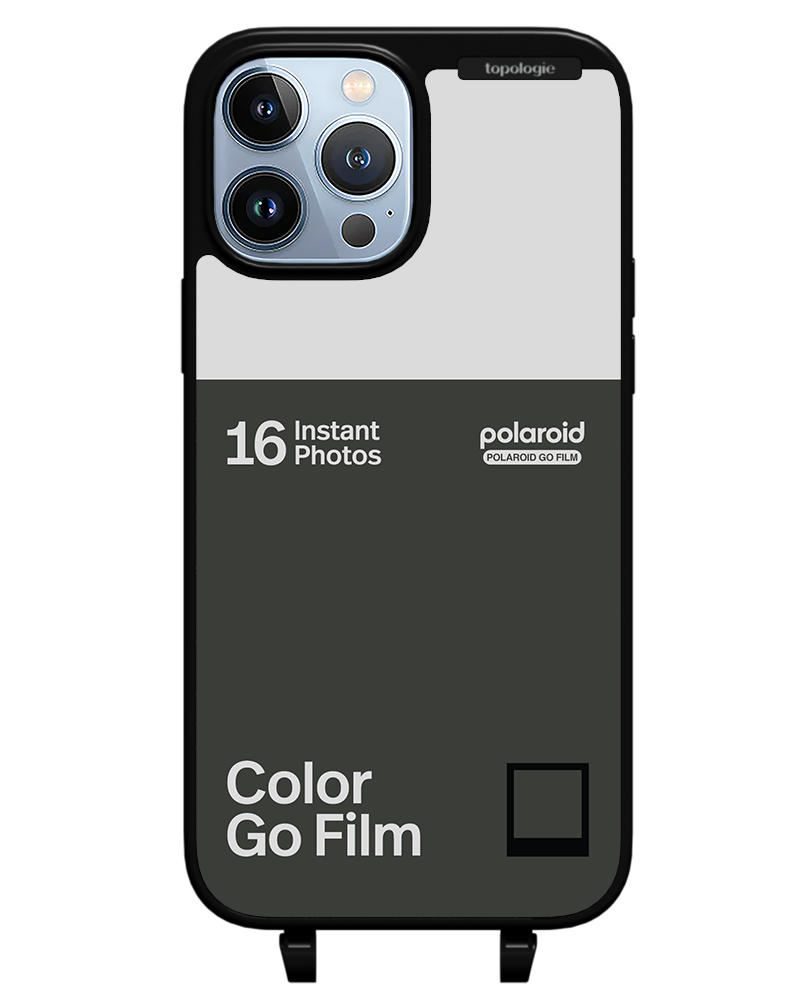 Polaroid x Topologie Bump Phone Case / Matte Black / Color Go Film Black