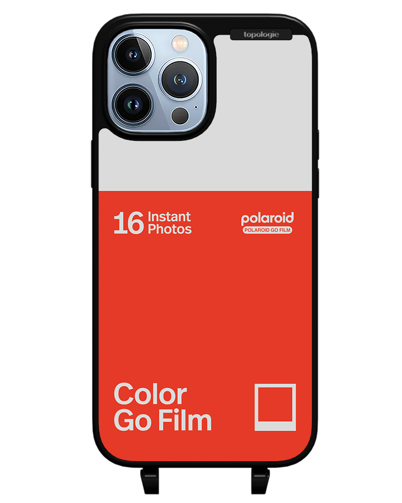 Polaroid x Topologie Bump Phone Case / Matte Black / Color Go Film Chili