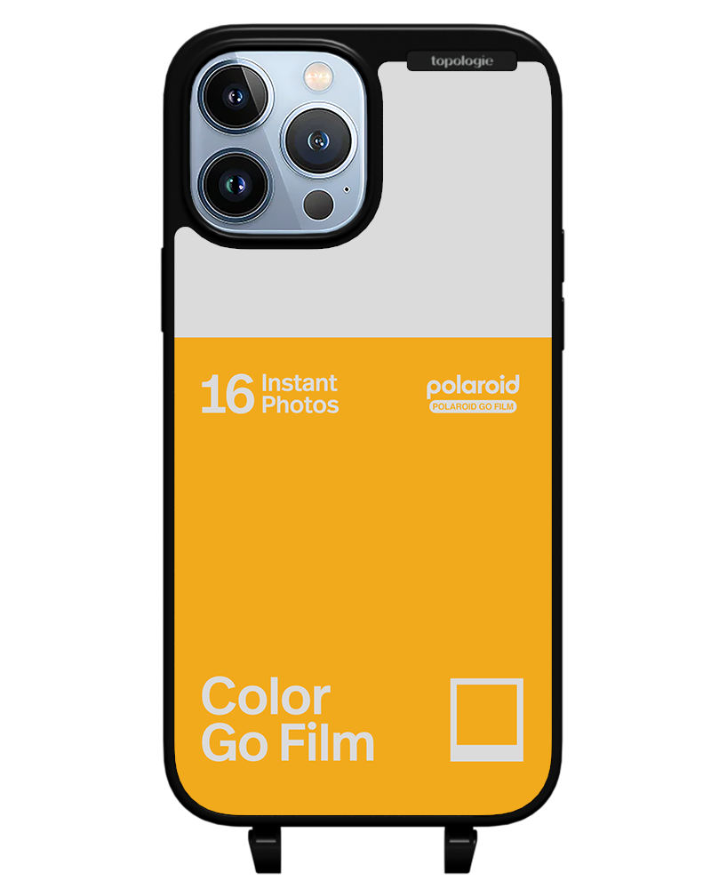 Polaroid x Topologie Bump Phone Case / Matte Black / Color Go Film Sunset