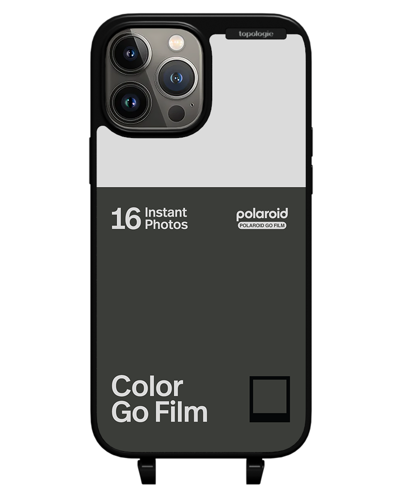Polaroid x Topologie Bump Phone Case / Matte Black / Color Go Film Black