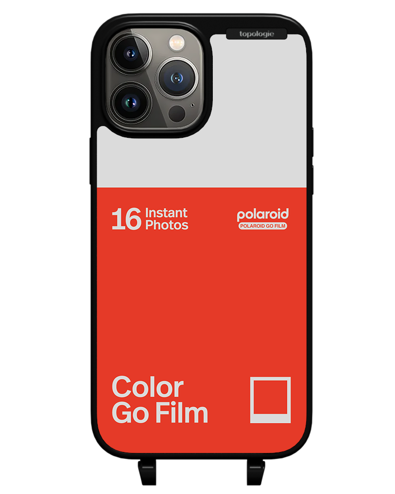 Polaroid x Topologie Bump Phone Case / Matte Black / Color Go Film Chili