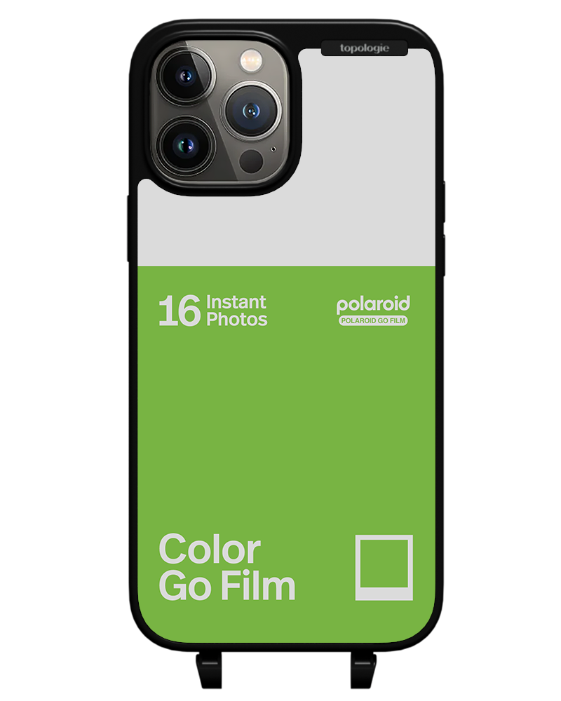 Polaroid x Topologie Bump Phone Case / Matte Black / Color Go Film Spring
