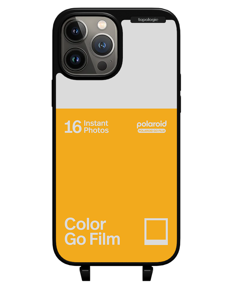 Polaroid x Topologie Bump Phone Case / Matte Black / Color Go Film Sunset