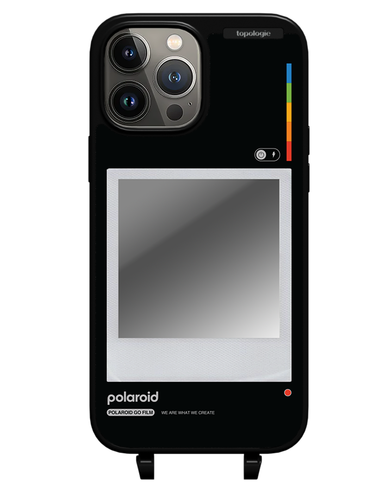 Polaroid x Topologie Bump Phone Case / Matte Black / Silver Mirror / Frame Black