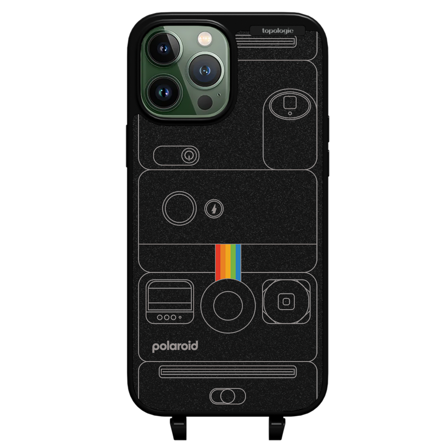 Polaroid x Topologie Bump Phone Case / Matte Black / Camera Black