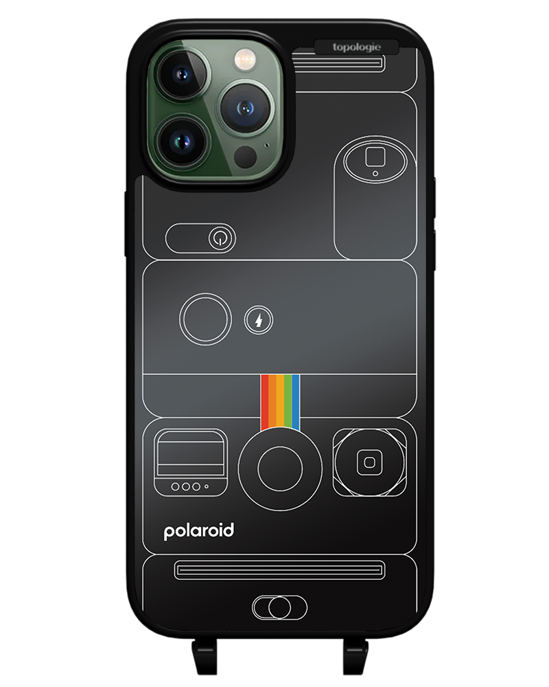 Polaroid x Topologie Bump Phone Case / Matte Black / Black Mirror / Camera Black