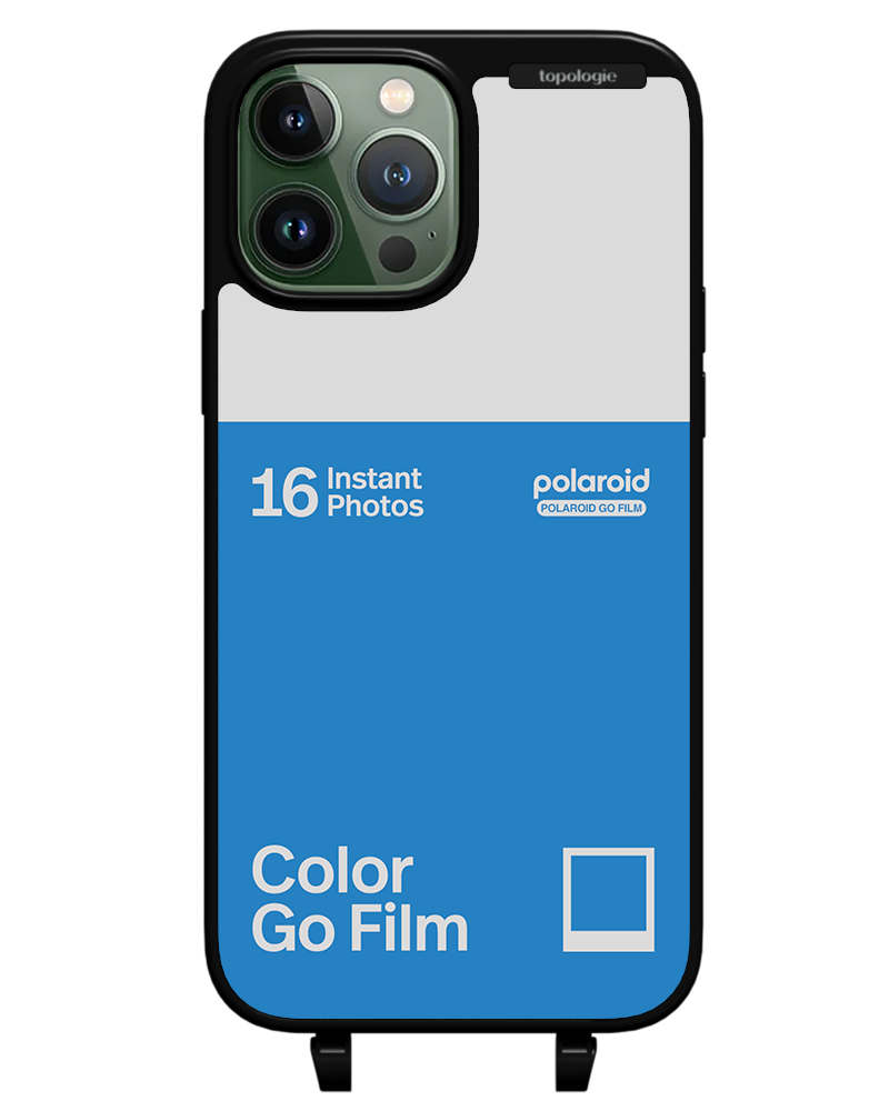 Polaroid x Topologie Bump Phone Case / Matte Black / Color Go Film Azure