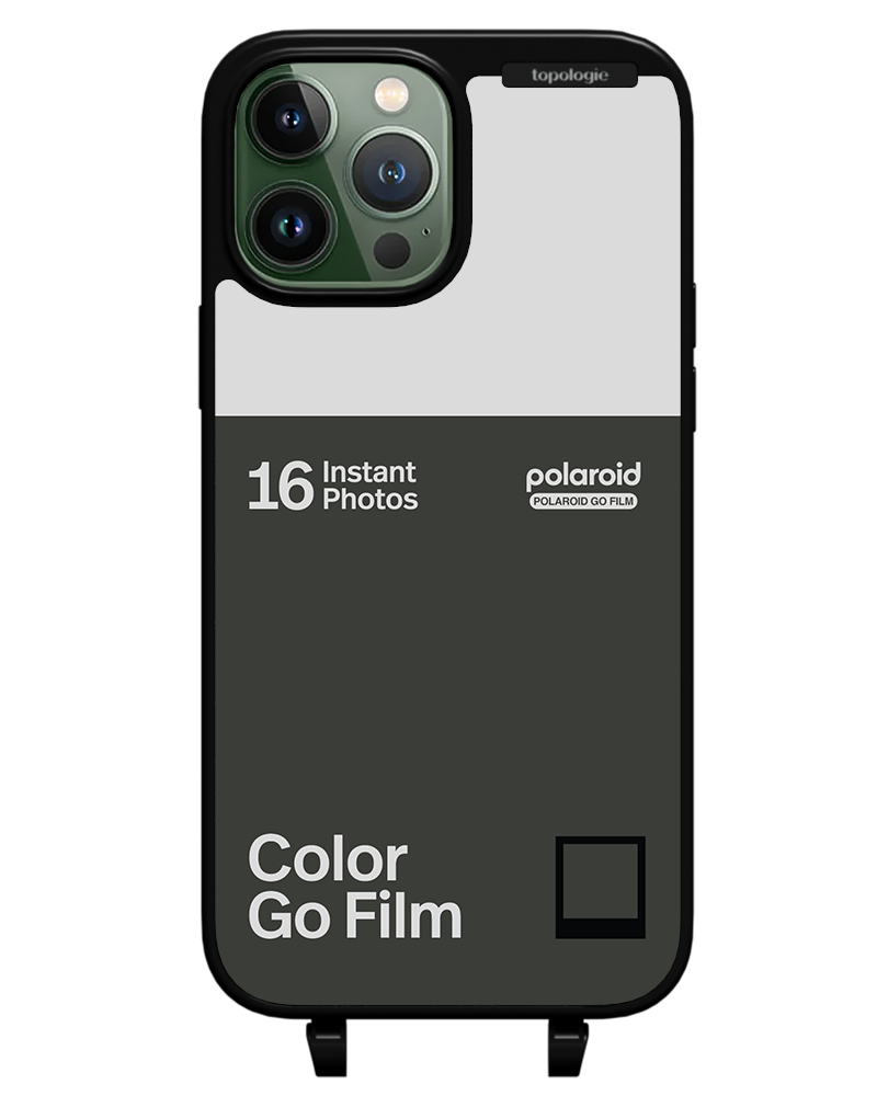 Polaroid x Topologie Bump Phone Case / Matte Black / Color Go Film Black