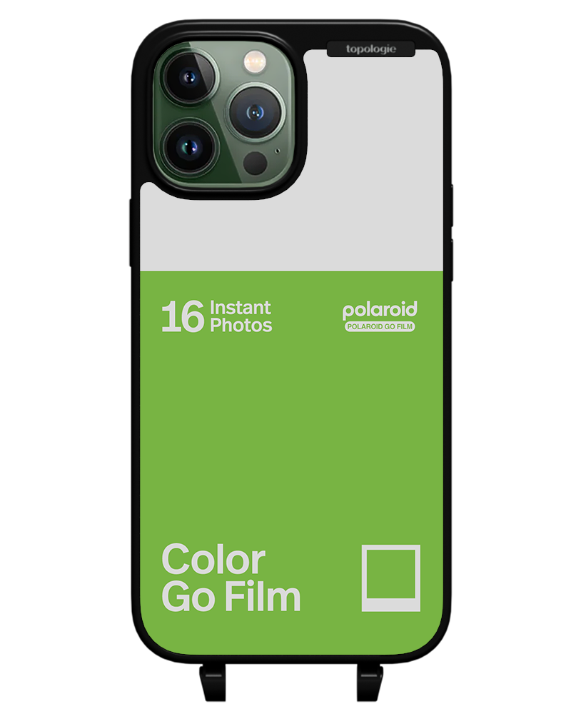 Polaroid x Topologie Bump Phone Case / Matte Black / Color Go Film Spring