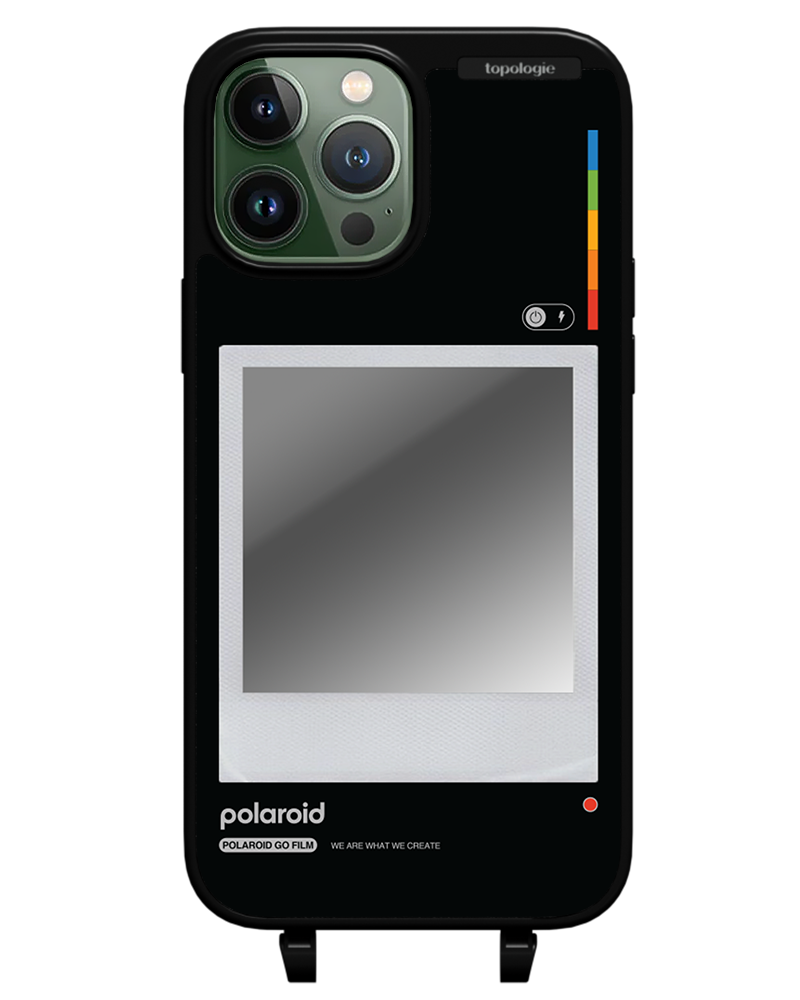 Polaroid x Topologie Bump Phone Case / Matte Black / Silver Mirror / Frame Black
