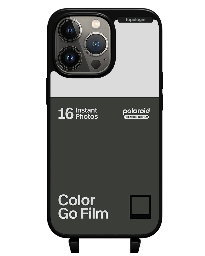 Polaroid x Topologie Bump Phone Case / Matte Black / Color Go Film Black