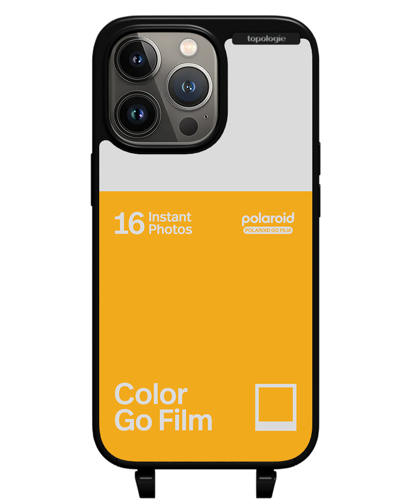 Polaroid x Topologie Bump Phone Case / Matte Black / Color Go Film Sunset