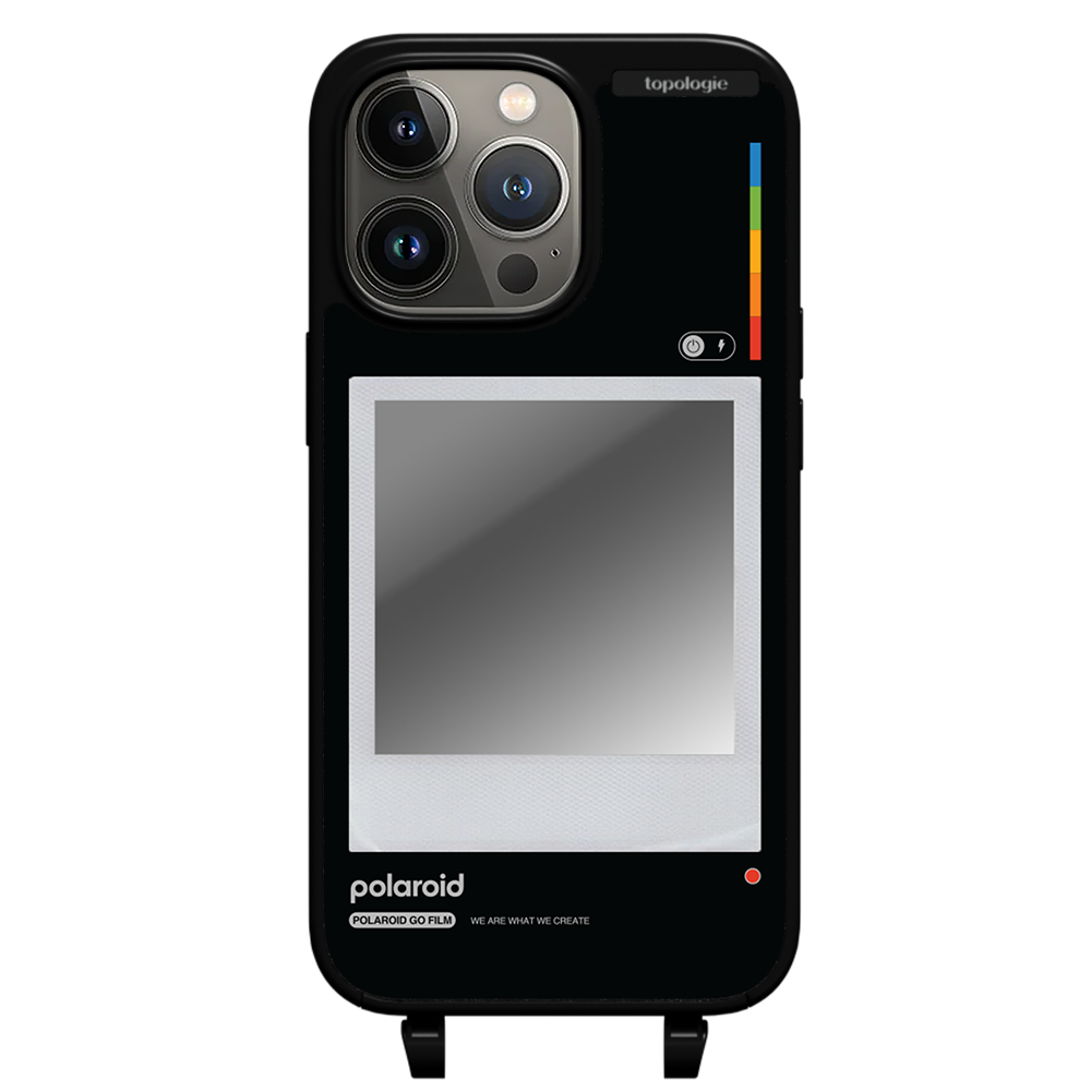 Polaroid x Topologie Bump Phone Case / Matte Black / Silver Mirror / Frame Black