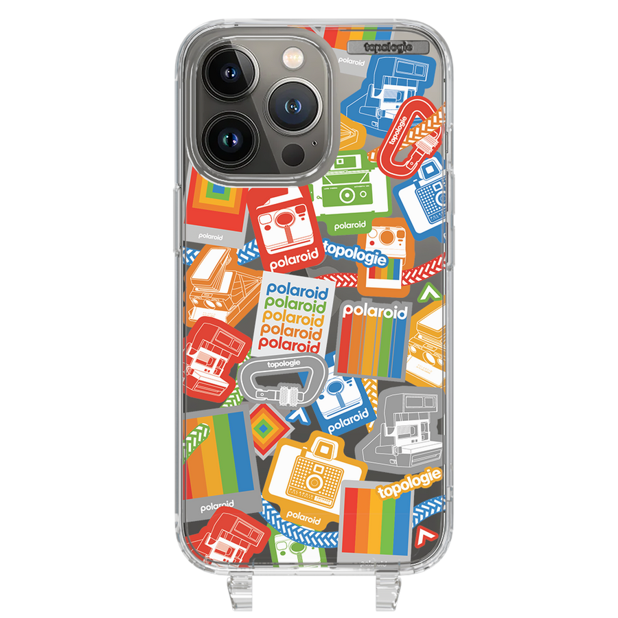 Polaroid x Topologie Bump Phone Case / Clear / Stickers – Topologie US
