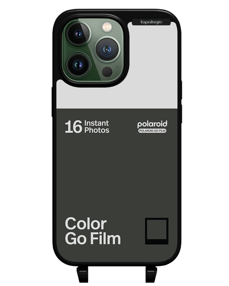 Polaroid x Topologie Bump Phone Case / Matte Black / Color Go Film Black