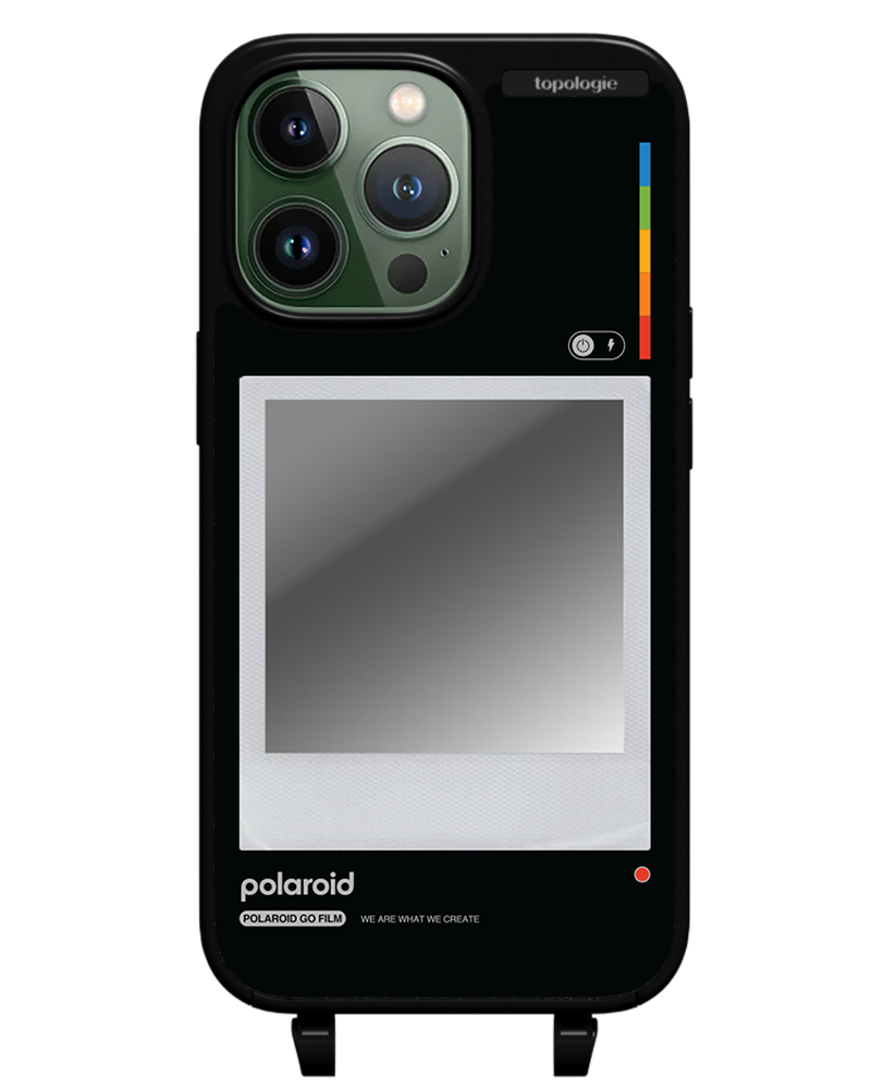 Polaroid x Topologie Bump Phone Case / Matte Black / Silver Mirror / Frame Black