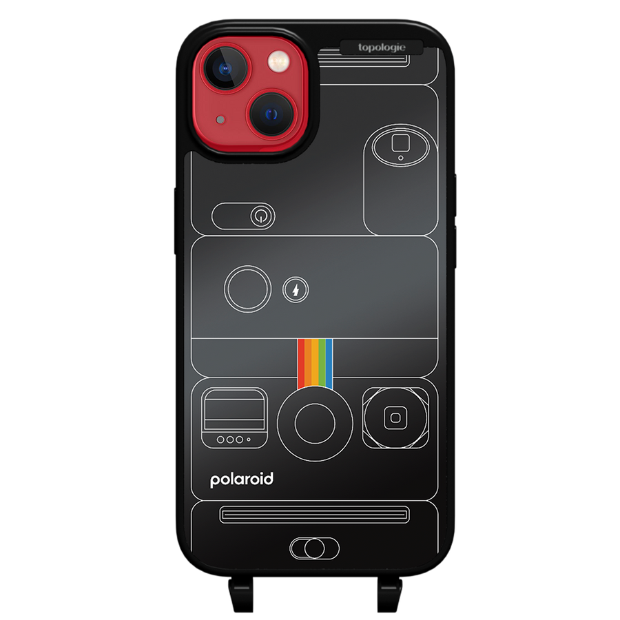 Polaroid x Topologie Bump Phone Case / Matte Black / Black Mirror / Camera Black