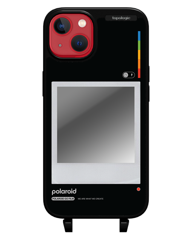 Polaroid x Topologie Bump Phone Case / Matte Black / Silver Mirror / Frame Black