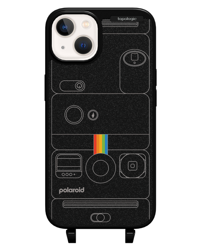 Polaroid x Topologie Bump Phone Case / Matte Black / Camera Black