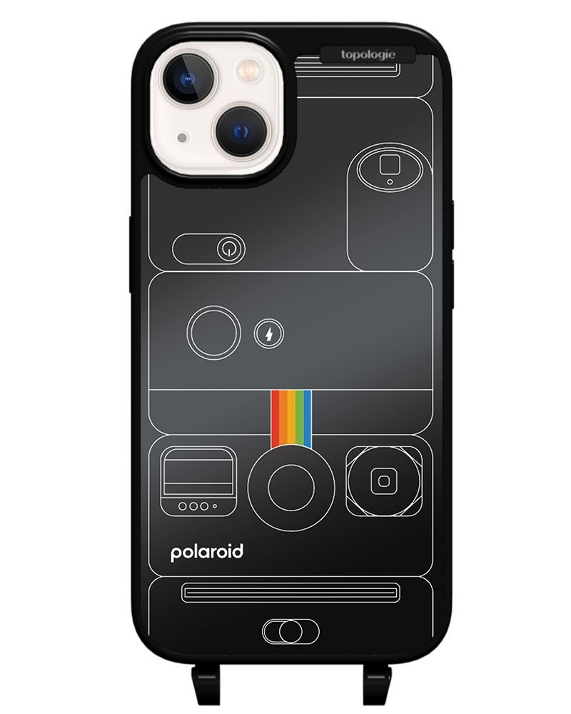Polaroid x Topologie Bump Phone Case / Matte Black / Black Mirror / Camera Black
